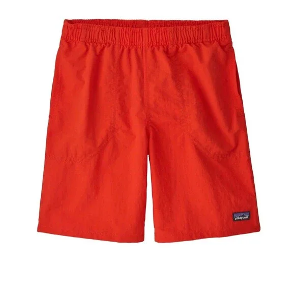 Patagonia Worn Wear Boys’ Baggies Shorts Size L Red Swim Trunks - Picture 1 of 7